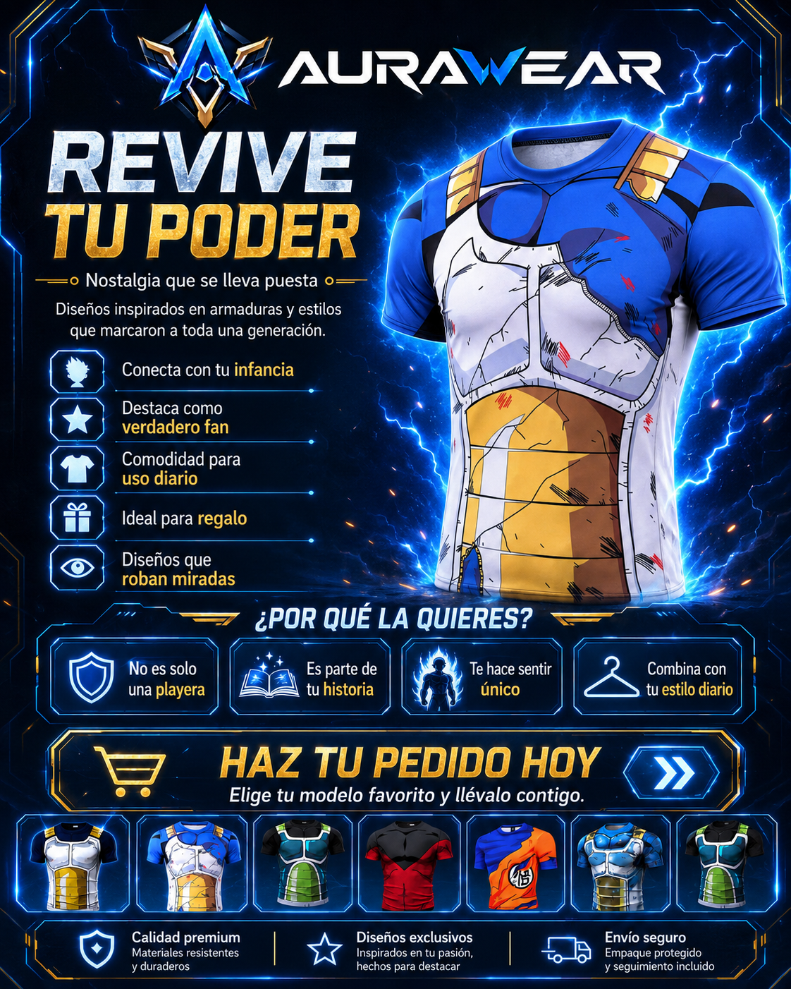 ARMADURA SAIYAN