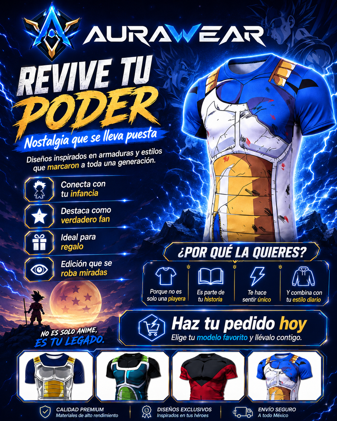 ARMADURA SAIYAN